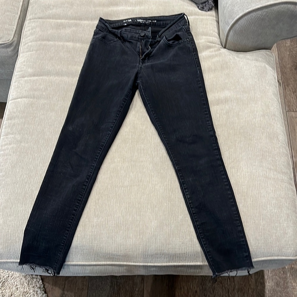 Old navy super skinny jeggings black size 2